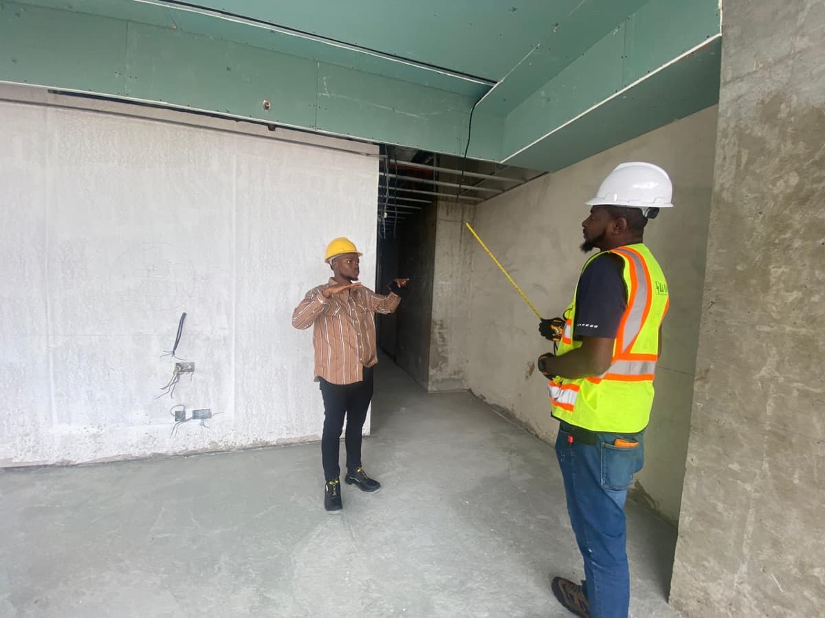 At El-Alan Construction Site